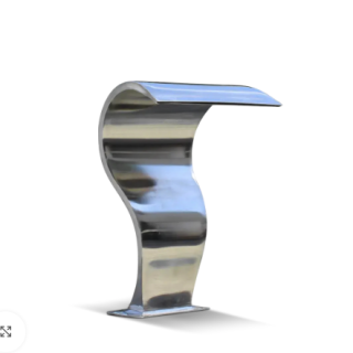 CASCADA AISI ARRECIFE 47 VULCANO (Ancho 35 cm, alto 47 cm) RM 1 1/2″